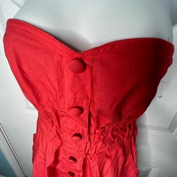 Twenty One Size M Strapless Melon Dress Junior Size M - Picture 6 of 12